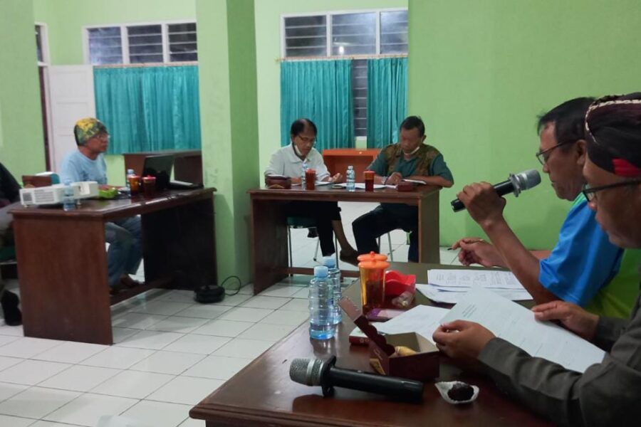 KONI Klaten menggelar rapat pleno membahas hasil Rakerprov KONI Jawa Tengah.